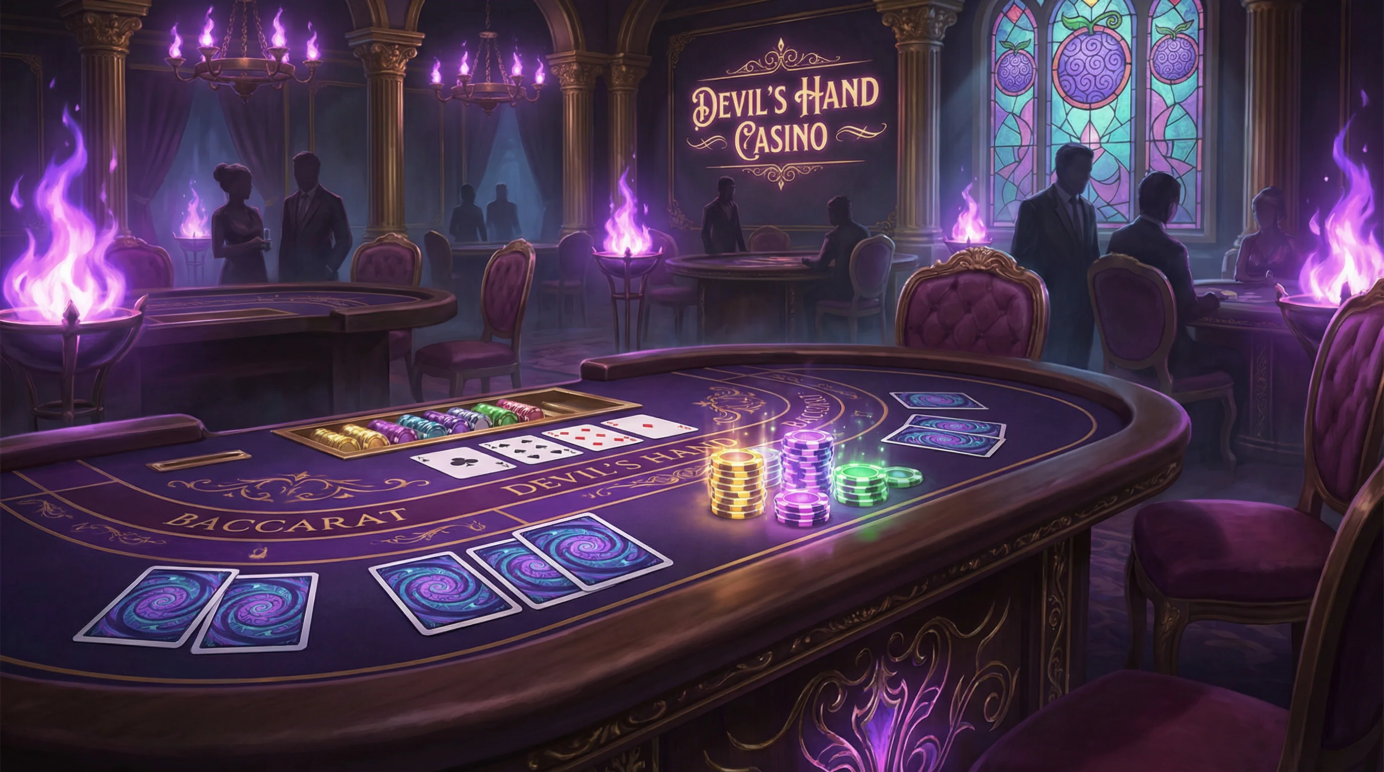 Bacará Elegante no Cassino vaidebet