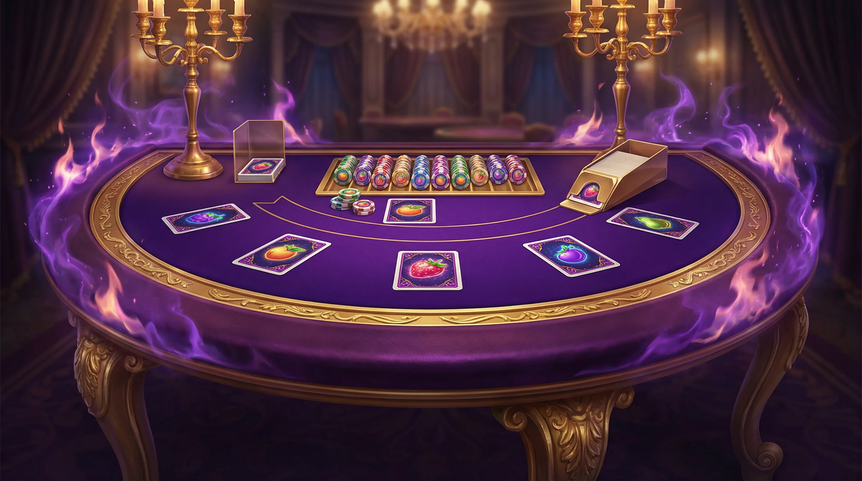 Blackjack 21 com Tema Místico - vaidebet